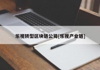 乐视转型区块链公司[乐视产业链]